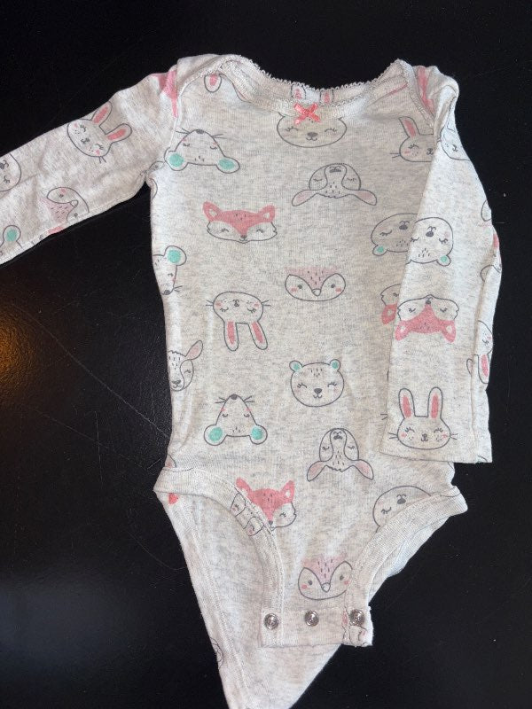 Samfella, síðerma grá Carter’s