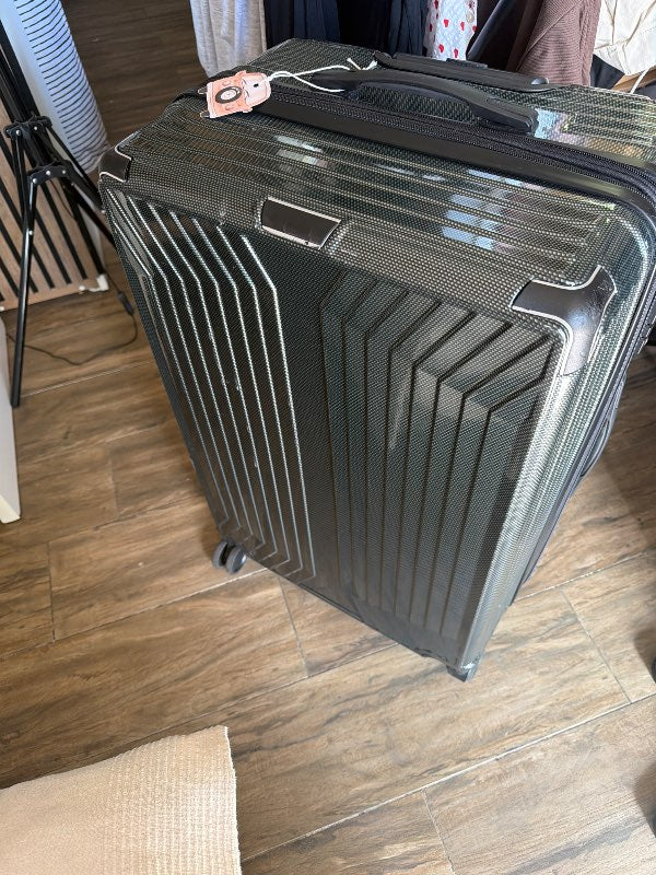 Black travel suitcase
