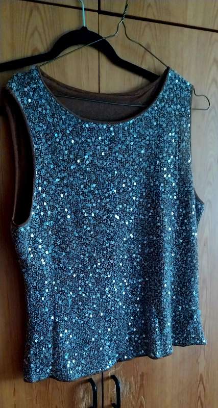 Glitter toppur