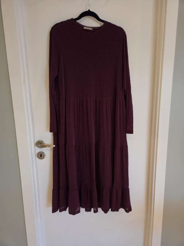 kaffe glimmer vinrauður XL