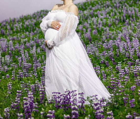 white wedding dress