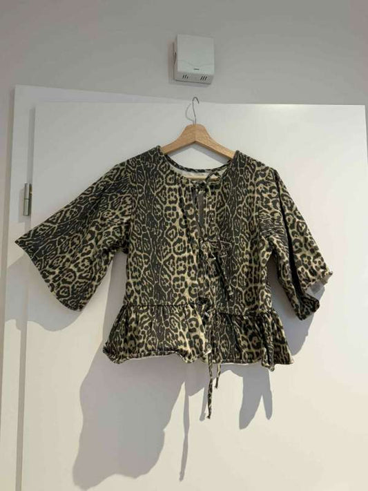 hlébarðastuttermaskyrta - AMG