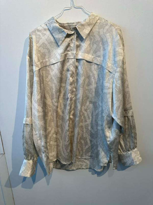 Satin skyrta Bruuns Bazaar