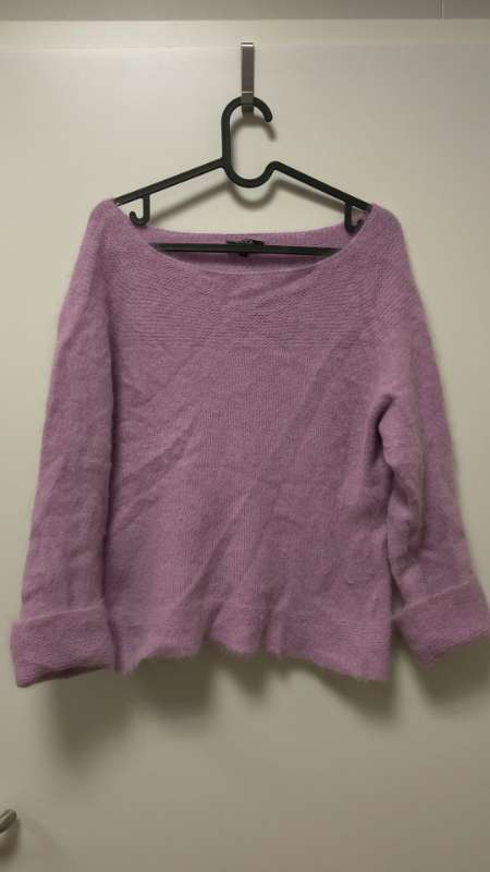 woolen purple sweater