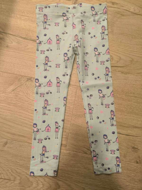 Little kids leggings grænar