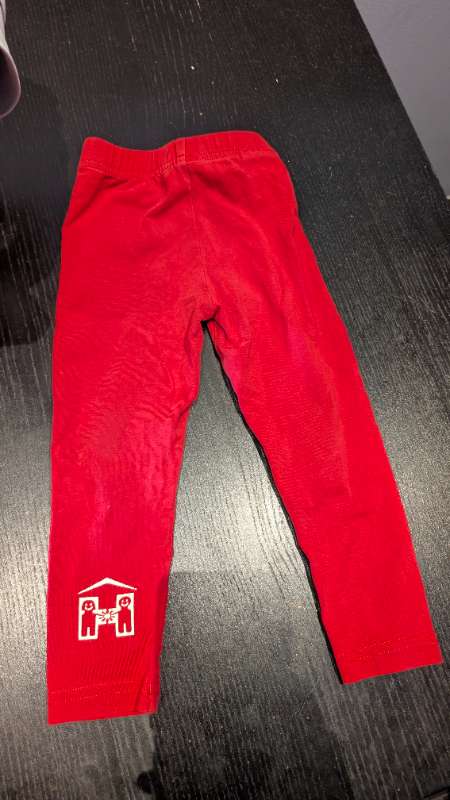 Hjallastefnan leggings rauðar
