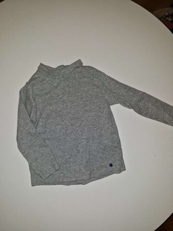 Gray crew neck