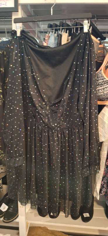 Kjóll glimmer st.3XL