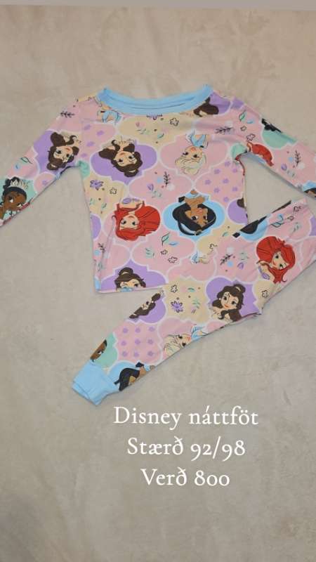 Disney náttföt prinsessur