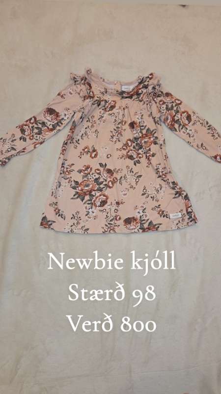 Newbie kjóll bleikur