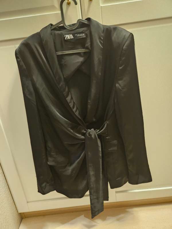 Zara blazer jakki svartur