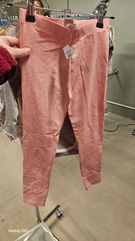 Appelsinugular leggings