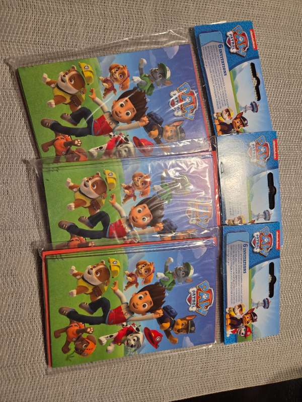 Birthday invitation 18cards