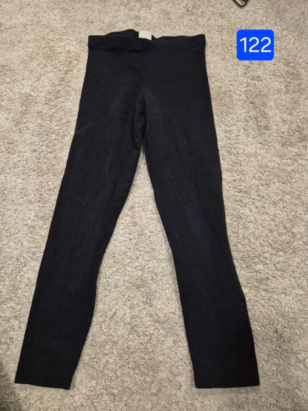 Svartar leggingsbuxur