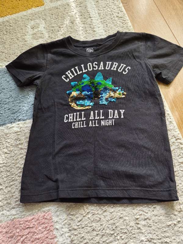 Tshirt dino sequins