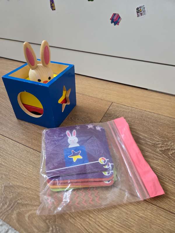 Bunny wooden toy