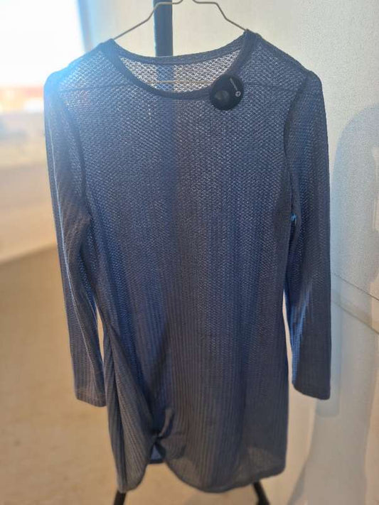 Baby blue siður bolur