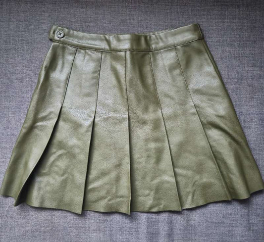 Eco leather skirt