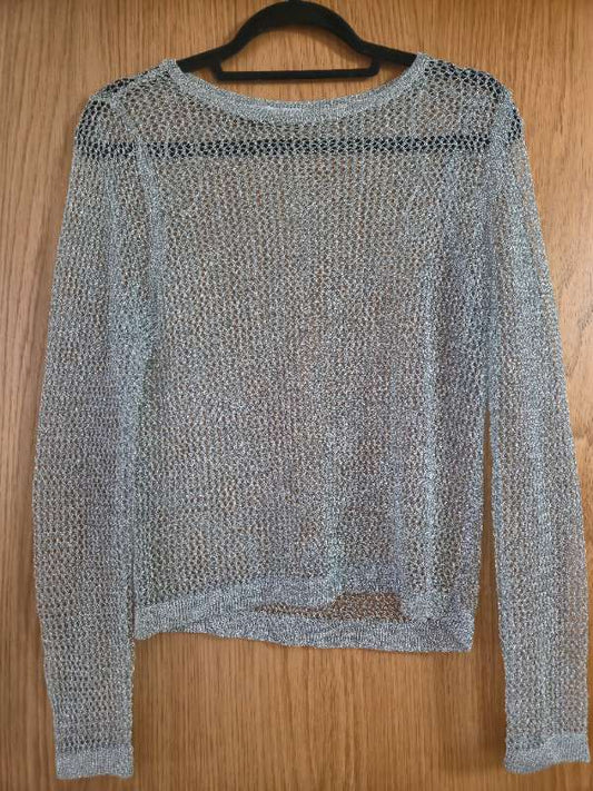 Silver transparent sweater NEW