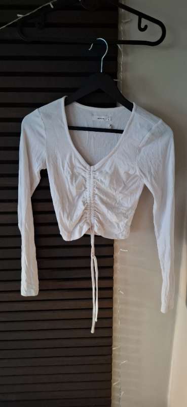 Longsleeve top white