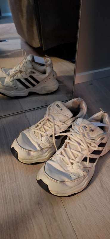 Adidas sneakers leather white