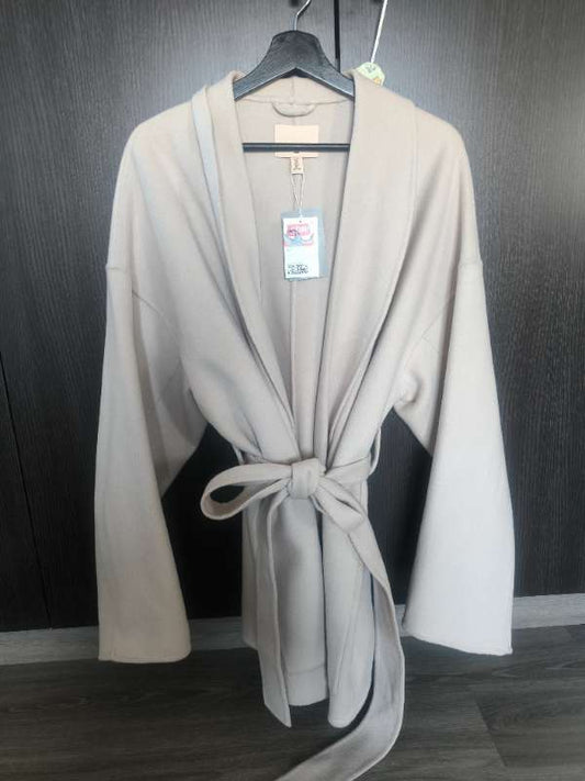 H&M cream coat - 100% wool with tags