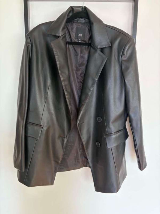 River island leður blazer