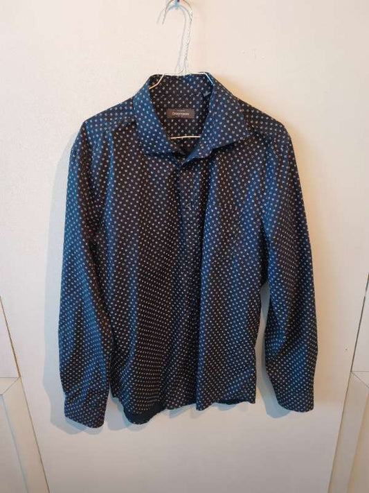 Dressmann blá með blóm