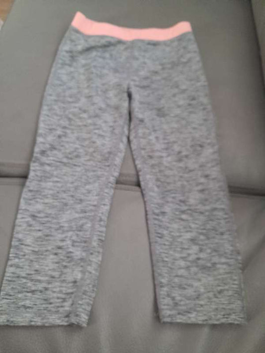 Gráar leggings m.teygju