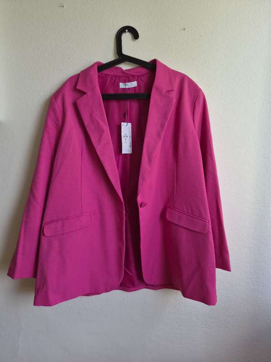 Bleikur blazer jakki