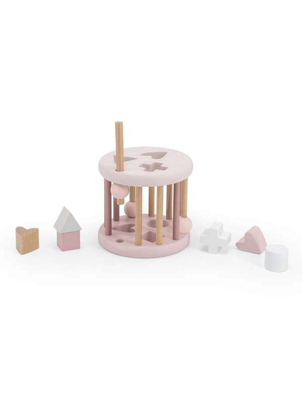 Shape sorting wheel bleikt