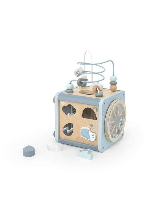 Activity cube blár