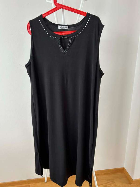 Kjóll svartur síður