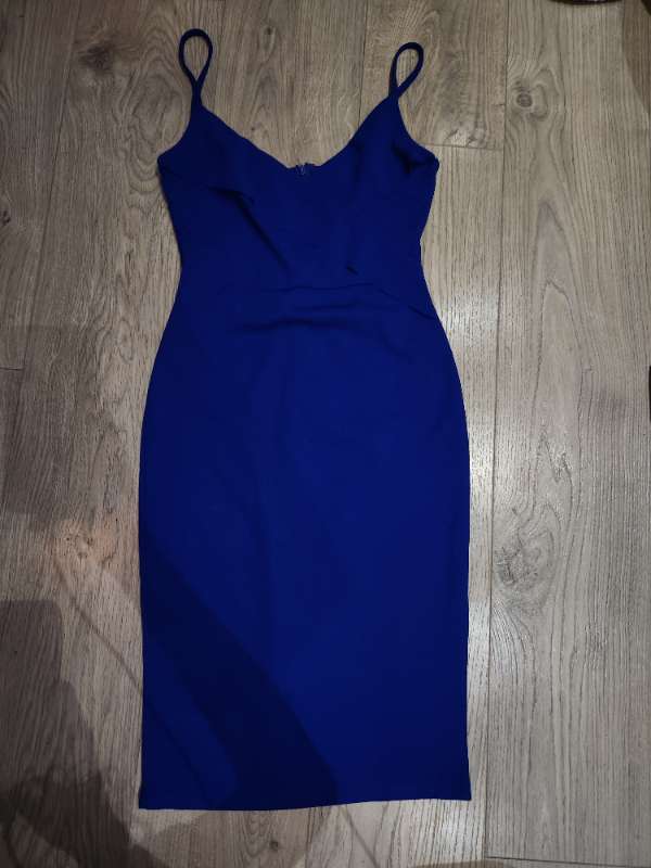 Blue dress long