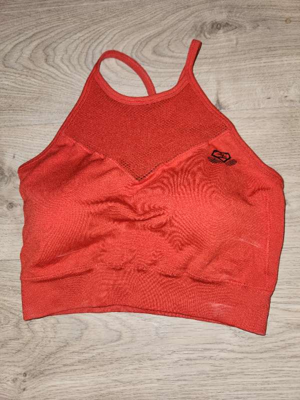 Red sports bra body engineers