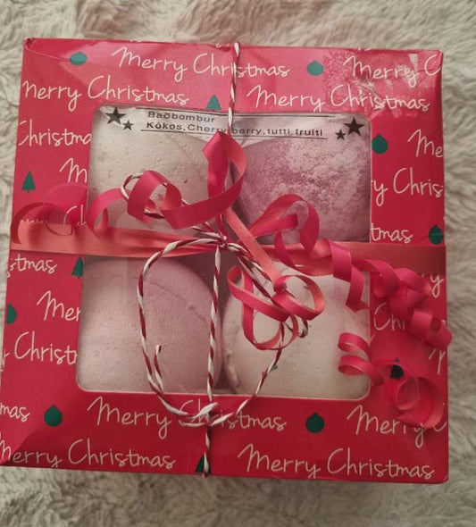 4x Baðbombur gjafapakkn