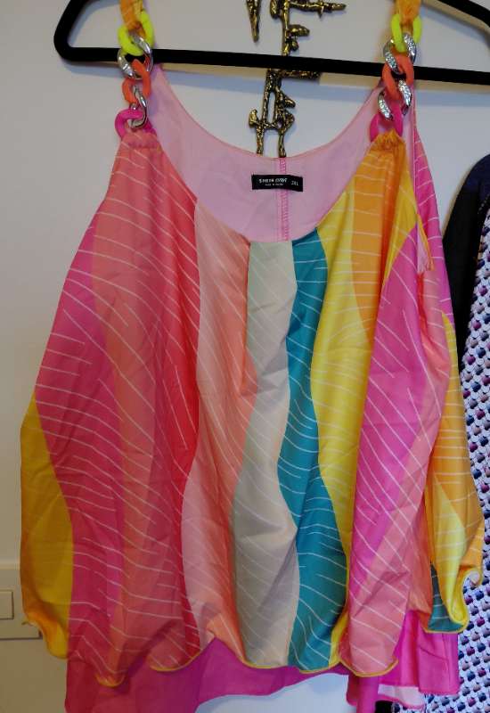 Hlýrabolur marglitur