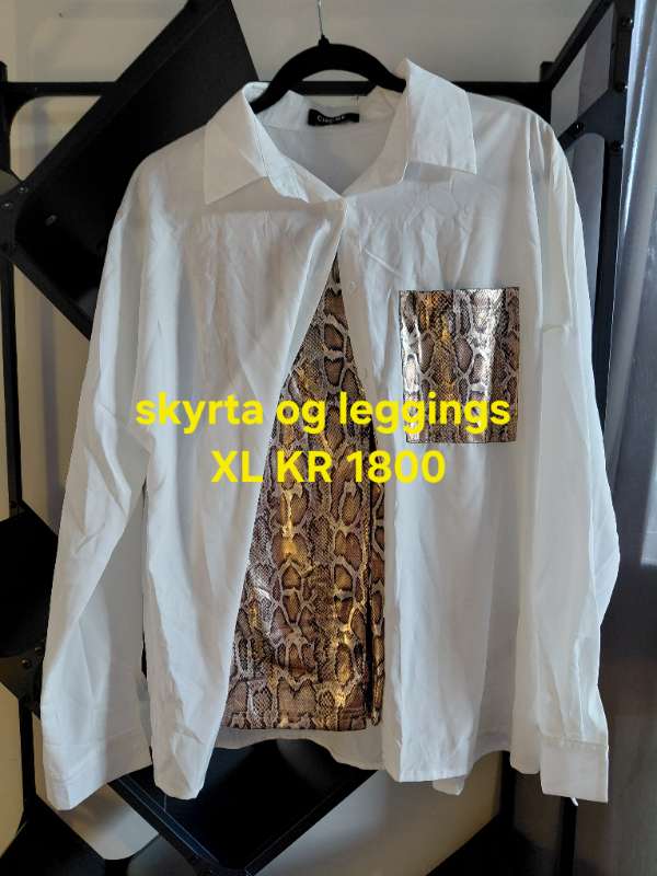 Skyrta og leggings nytt