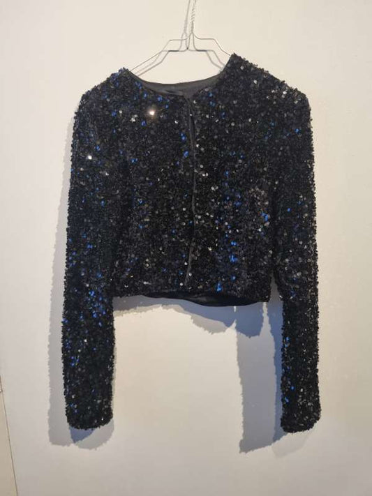 Stuttur palleíettu jakki