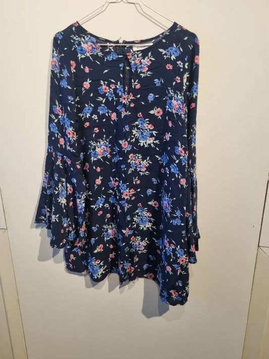 Blárosóttur kjóll