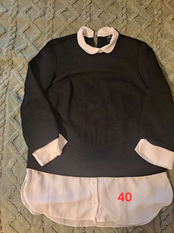 Skirt black and white