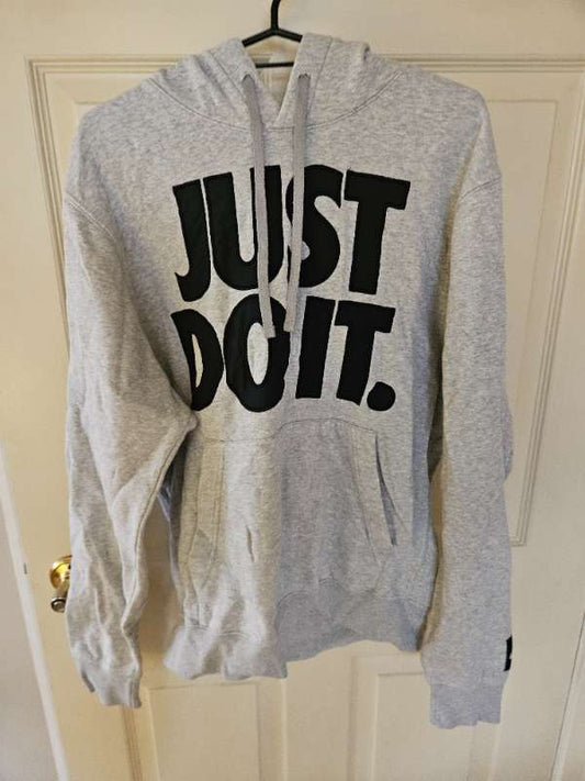 Nike Peysa Just do it Grá