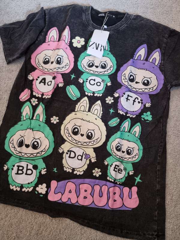 Labubu svartur bolur