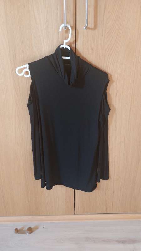 Moos rúllukragabolur svartur