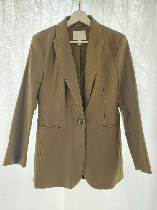 Mosagrænn blazer jakki