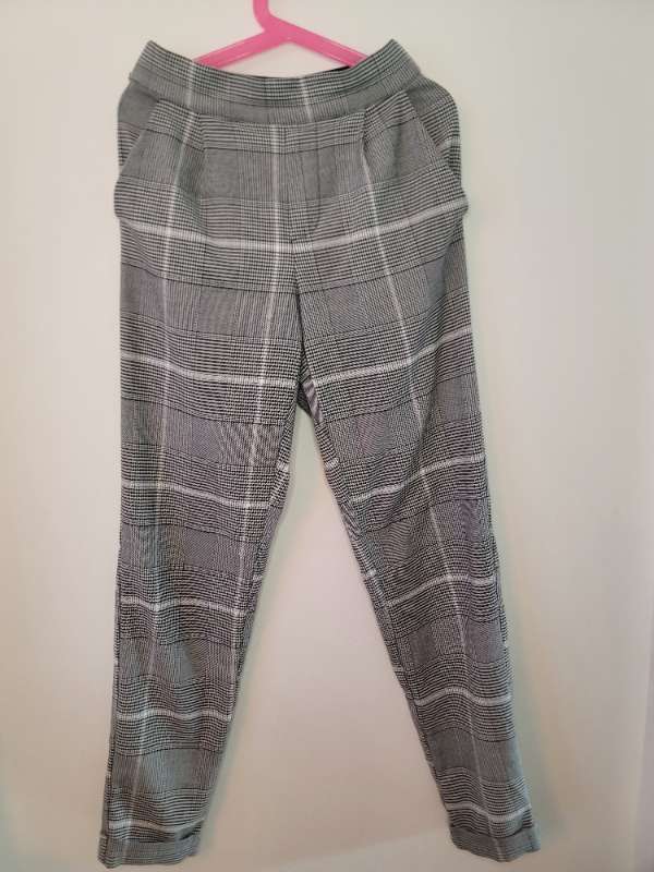Checked trousers