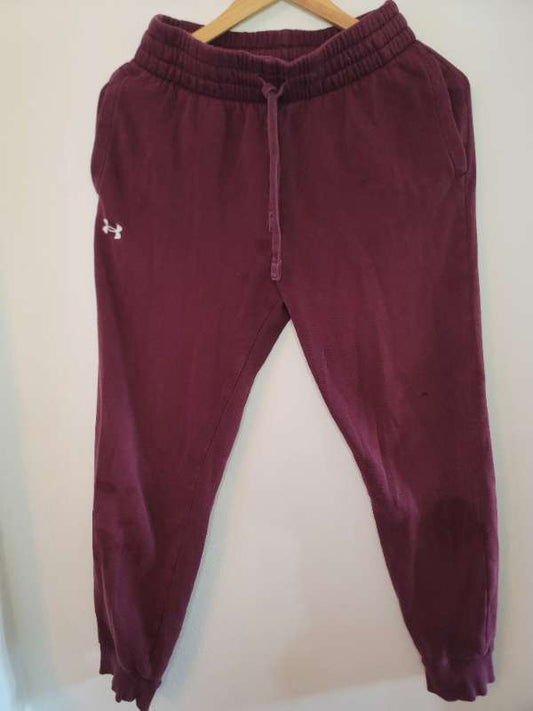 burgundy sweatpants