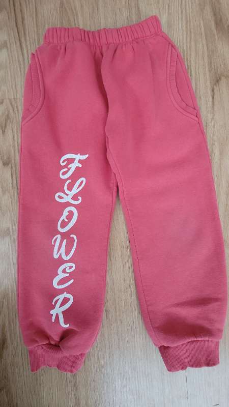 Warm pink trousers