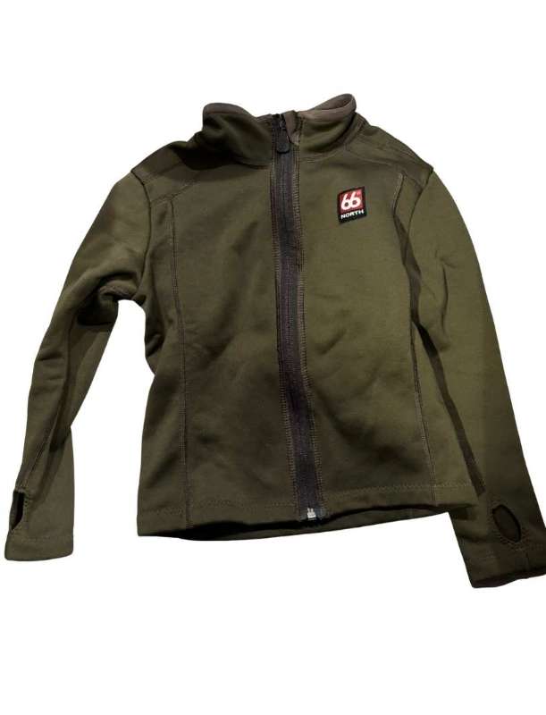 66N flíspeysa græn