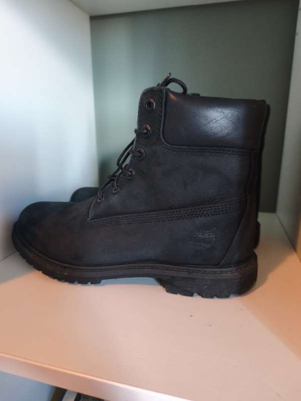 Timberland svartir skór